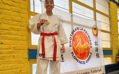Maitena Gómez, una varelense campeona nacional de karate