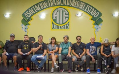 #Quilmes | Plenario de la militancia de la Verde Anusate de ATE
