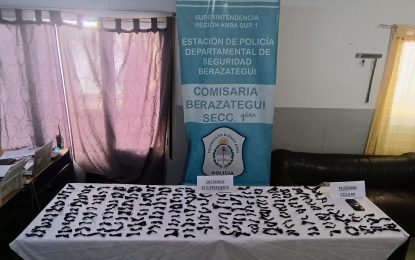 #Berazategui | Allanamiento por droga: cayó un joven con más de 200 dosis de pasta base