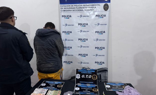 #FlorencioVarela | Acudieron por un robo y culminaron con un operativo por venta de drogas