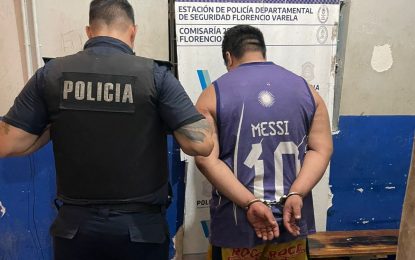 Detuvieron a un hombre atrincherado con un arma tumbera en Florencio Varela