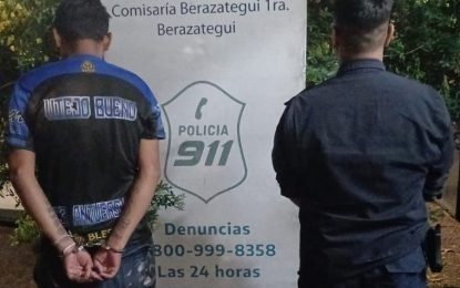#Berazategui | Agredió a su pareja y salió con un machete: terminó aprehendido