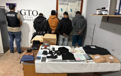 #FlorencioVarela | Persecución, allanamiento y captura de una banda delictiva