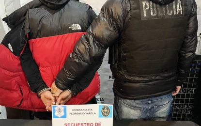Robo a mano armada en Varela: cayó uno de los acusados y secuestraron un revólver