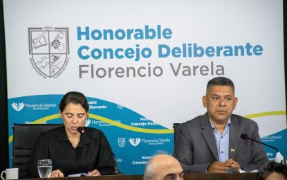 Se llevó a cabo la tercera sesión ordinaria en el HCD de Florencio Varela