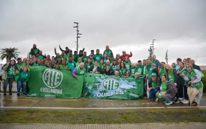 ATE se movilizó al Aeroparque y apuntó contra el Gobierno por salarios y despidos