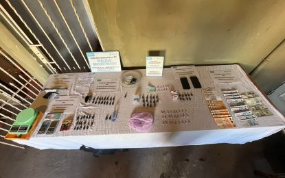 Allanamiento en El Pato: secuestran cocaína, dinero y un arma de fuego