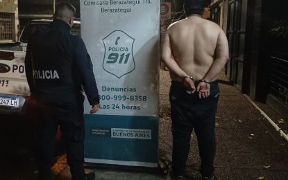 #Berazategui | Golpeó y amenazó a su padre por dinero para drogas: terminó detenido