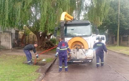 #FlorencioVarela | Trabajo sostenido para mitigar el impacto de las lluvias