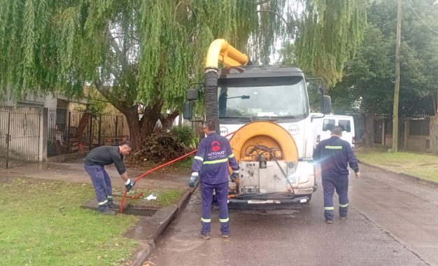 #FlorencioVarela | Trabajo sostenido para mitigar el impacto de las lluvias