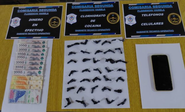 #FlorencioVarela | Patrullaje, detención y secuestro de drogas