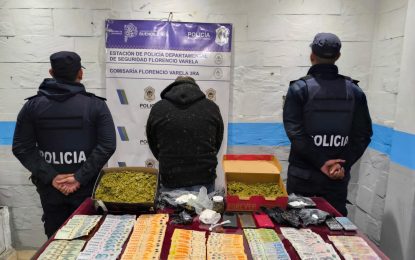#FlorencioVarela | Lo sorprendieron realizando un “pasamano”, intentó evadir a la Policía y terminó detenido con droga