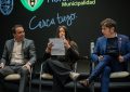 Andrés Watson, Axel Kicillof y estudiantes varelenses debatieron sobre salud mental