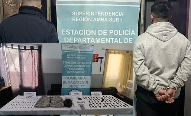#Berazategui | Allanaron dos viviendas y detuvieron a un hombre acusado de vender cocaína y pasta base