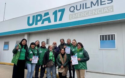 #Quilmes | Más de 70 trabajadores del UPA 17 fueron incorporados a planta temporaria