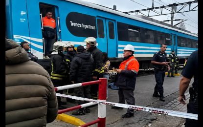 Una mujer murió tras ser arrollada por una formación del Tren Roca