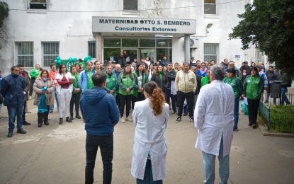 #Quilmes | Reconocieron a trabajadores del Hospital Iriarte que pasaron a planta temporaria