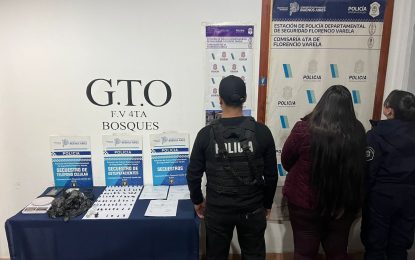 #FlorencioVarela | Detuvieron a una mujer acusada de vender droga en Bosques