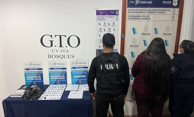 #FlorencioVarela | Detuvieron a una mujer acusada de vender droga en Bosques