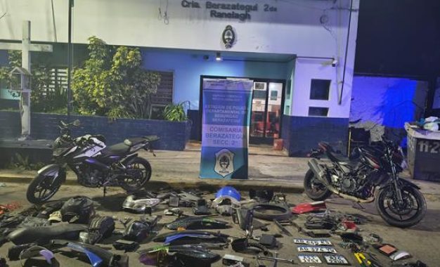 #Berazategui | Persiguieron a un motociclista, allanaron una vivienda y encontraron otra moto robada