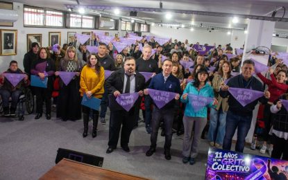 A 11 años del «Ni una menos»: casi 200 vecinas y vecinos colmaron el HCD de Florencio Varela para una lucha que no cesa