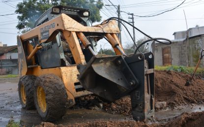 #FlorencioVarela | Avanzan trabajos viales en Ricardo Rojas, El Rocío y La Sirena