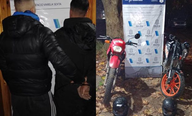 #FlorencioVarela | Intentaron escapar al ver a la Policía y descubrieron que llevaban una moto robada
