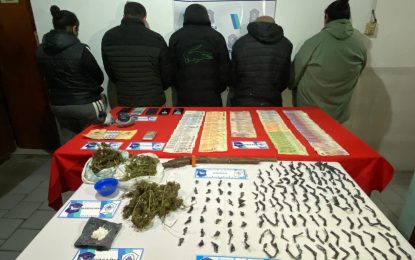 #FlorencioVarela | Cinco detenidos en operativo contra el narcomenudeo