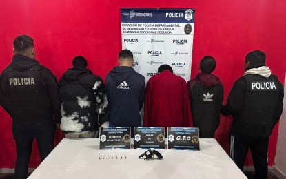 Cuatro aprehendidos tras un conflicto vecinal que terminó con disparos en Florencio Varela
