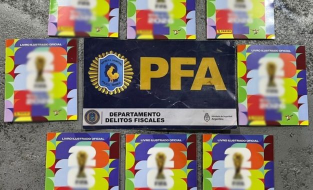 Operativo contra el contrabando: secuestran más de 2.000 álbumes del Mundial 2026
