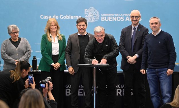 Balor acompañó a Kicillof en una nueva iniciativa para mejorar la calidad de vida de niños y adolescentes