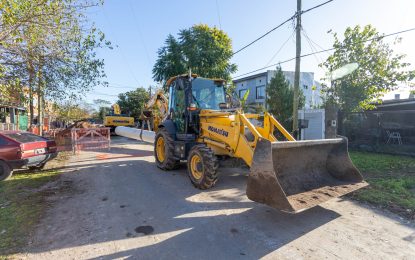 #Berazategui | Continúa importante obra de red cloacal en Hudson