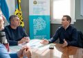 Andrés Watson en reunión con autoridades provinciales por obras viales en Florencio Varela