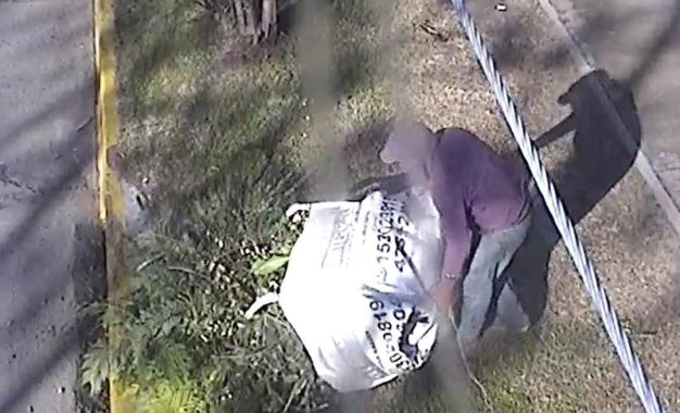 #FlorencioVarela | Operativo concluyó en una multa por arrojo de basura en la vía pública
