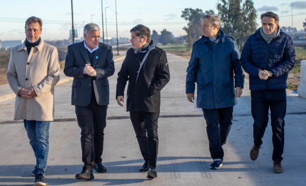 Kicillof y Balor recorrieron la nueva Colectora Sur de la Autopista Buenos Aires – La Plata