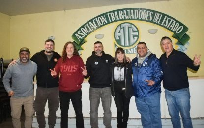 Representantes del sindicato de frigoríficos visitaron la CTA Autónoma de Quilmes