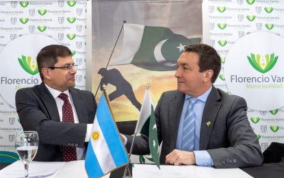 Florencio Varela fortaleció vínculos bilaterales con la República Islámica de Pakistán