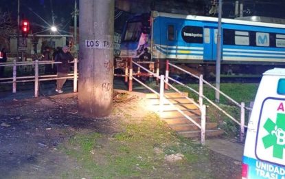 Tragedia en Claypole: un joven falleció tras ser atropellado por un tren