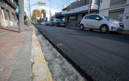 Las calles del Centro de Berazategui ya lucen renovadas