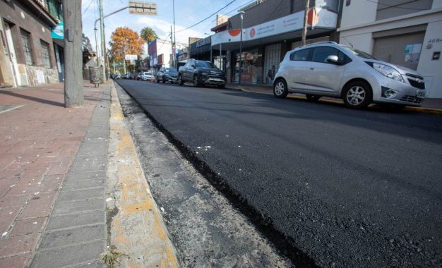 Las calles del Centro de Berazategui ya lucen renovadas