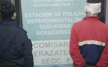 #Berazategui | Robó pertenencias de un auto, pero la víctima lo persiguió, lo redujo y terminó detenido
