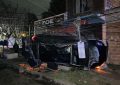 Conducía alcoholizado, atropelló a dos adolescentes y volcó con el auto
