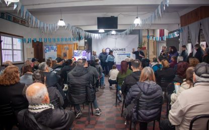 Anuncian la pavimentación de 57 nuevas cuadras en Quilmes Oeste