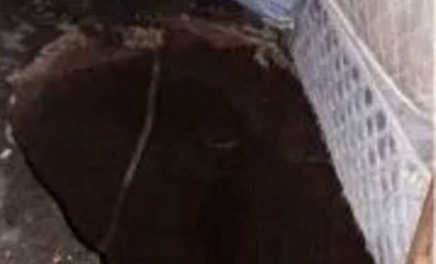 Un socavón se abrió en una casa de Quilmes Oeste y una mujer cayó al pozo