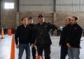 Andrés Watson supervisó la dinámica en la base del Grupo de Prevención Motorizada