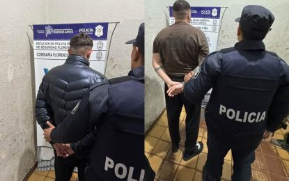 Un llamado al 911 posibilitó la aprehensión de dos sujetos por portación ilegal de arma de fuego