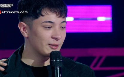 Tiene 17 años, es de Florencio Varela y volvió de su viaje de egresados para cantar en la semifinal de un programa de TV