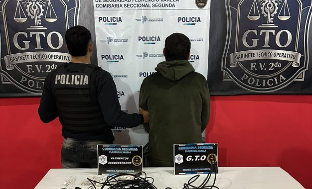 Tareas indagatorias, allanamiento y detención por robo en una escuela de Don José