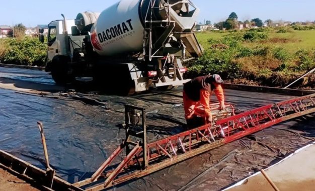 Reactivaron la obra de la avenida Cariboni tras siete meses de paralización