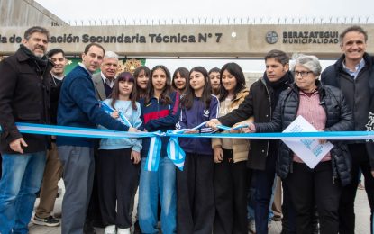 Balor y Kicillof inauguraron la Escuela Técnica N° 7